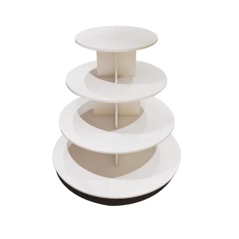 Round new display stand Cosmetics Shoes Products Showcase Display Rack Supermarket Stack Head Maternal and Infant Display Cabine