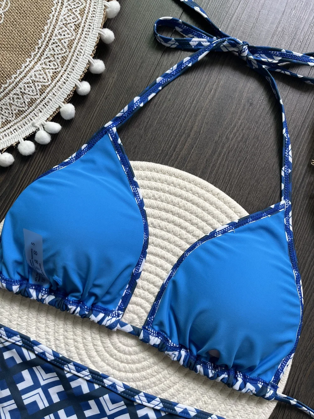 RUOTONSEPT Sexy New Lattice Print Bikini Set Women\'s Swimsuit Two-piece Triangle Thong Swimwear Bathing Suit Brazilian Biquinis