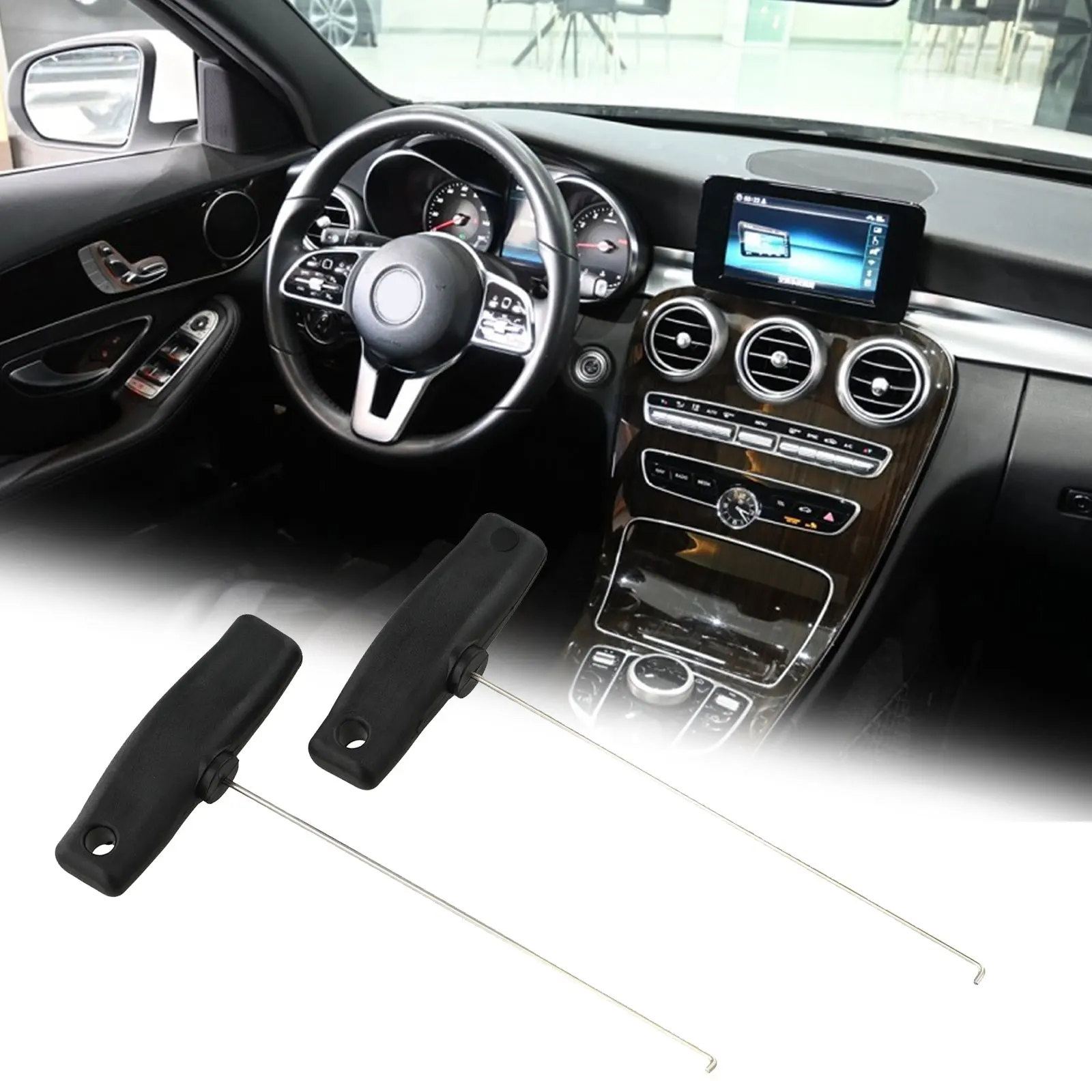 High Quality Pull-out Hooks Handle Handbrake Pull-out Hook 140589023300 2 Speedometer 200mm Long Hook Extractor