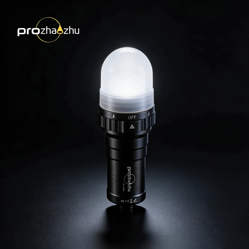 PROZHAOZHU DL-XS02 3000LM 270° Wide Dive Strobe Light IP68 150M Mag Switch 26650 Rechargeable Signal Beacon Cave Wreck Night