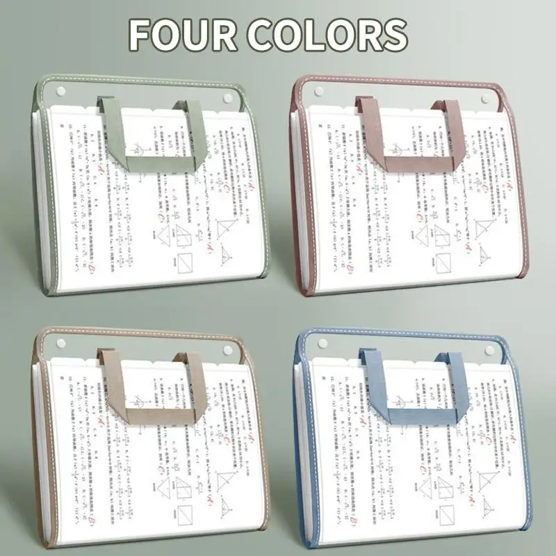 A4 Portable Accordion File Organizer 13 Pocket Expanding File Folder School Office Student Supplies Business Document Organizer