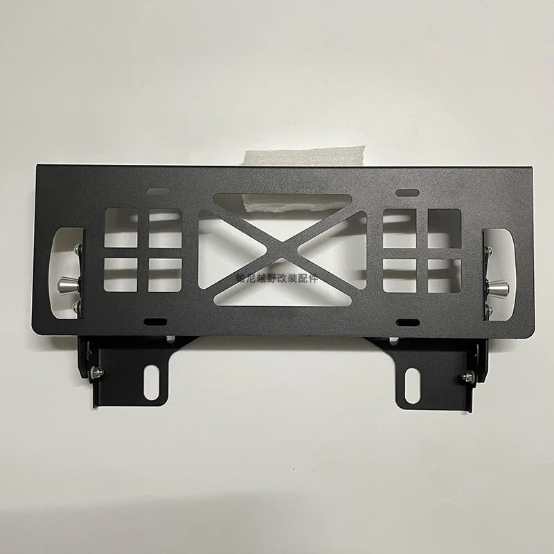 For Toyota FJ cruiser license plate frame winch mouth translation license plate frame with bumper license plate frame