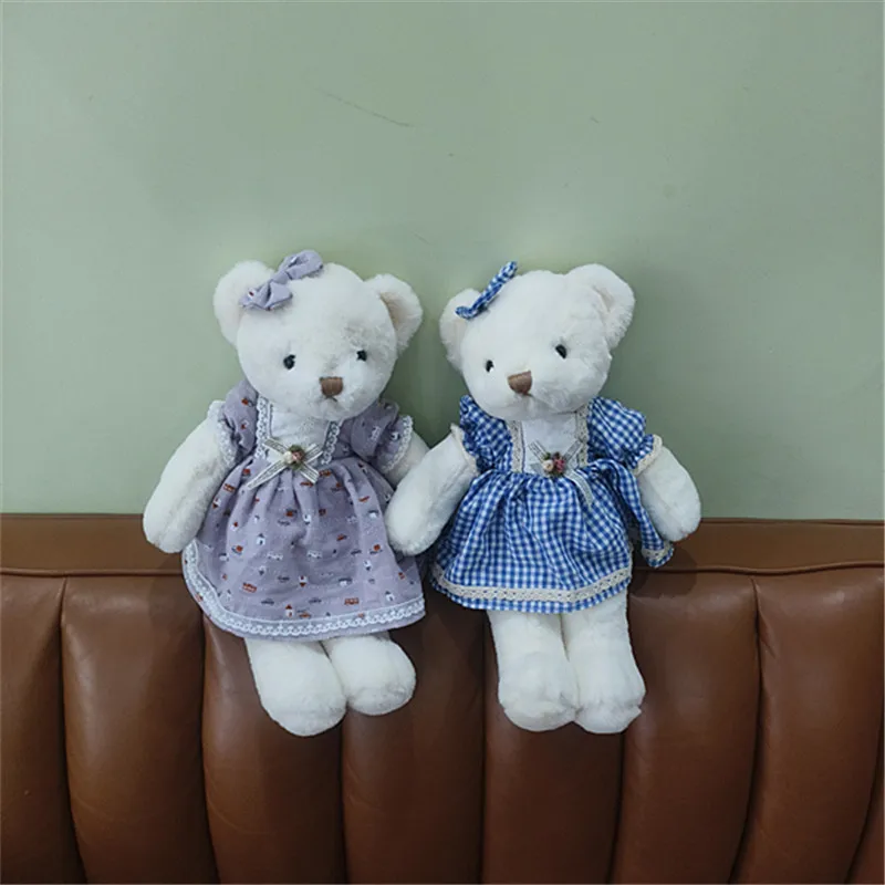 Cute Princess Style Teddy Bear Plush Toy, Dress Bear Doll, Children\'s Toy, Girl Birthday Gift, Home Decoration