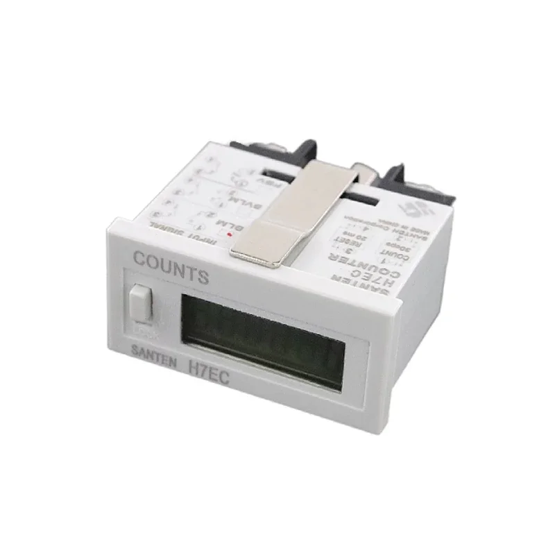 H7EC-BLM H7EC-BVLM H7EC-HBV عداد إلكتروني 6 أرقام شاشة ديجيتال معدات اللكم الجهد تشغيل/إيقاف العداد #3