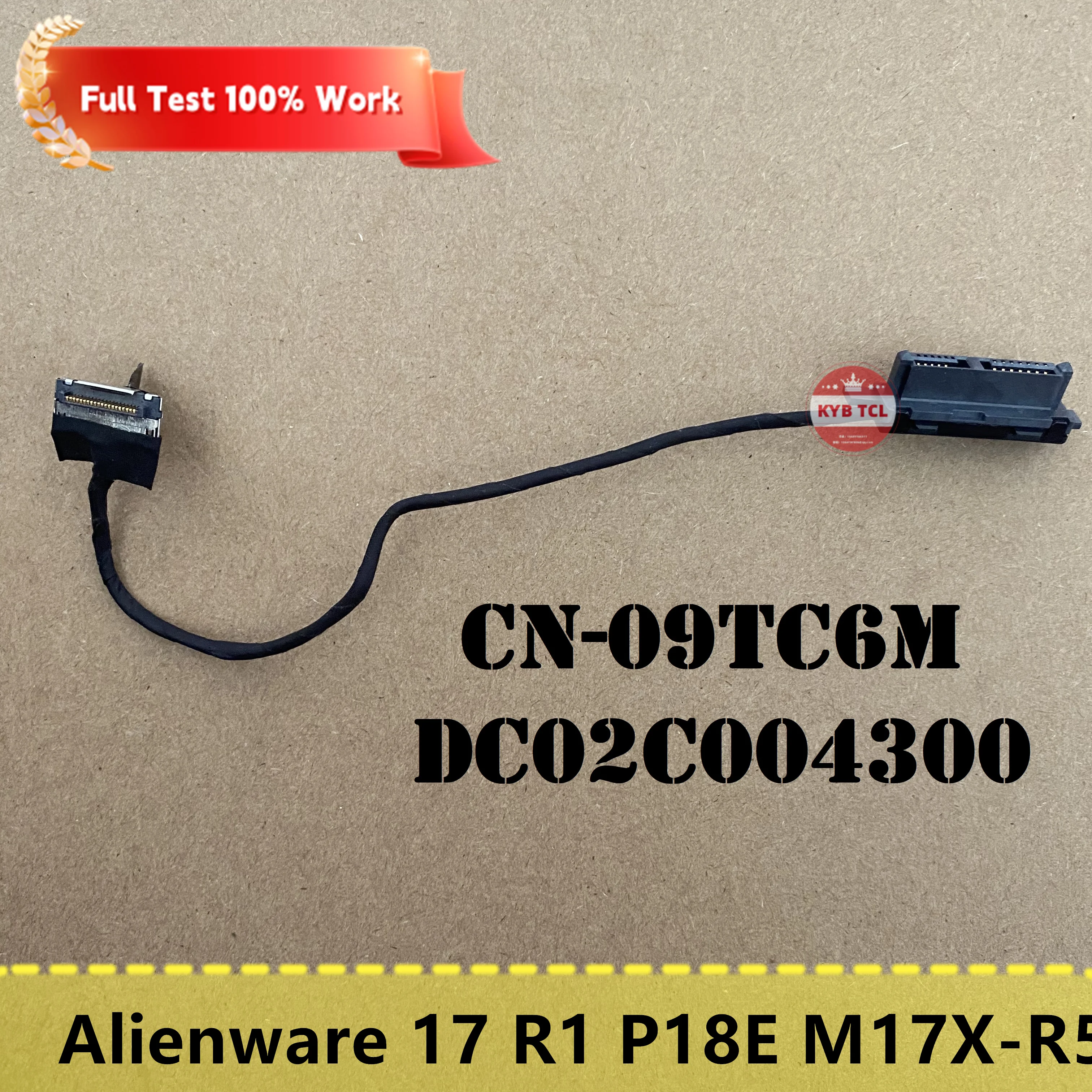 

Ноутбук нечетные DVD SATA адаптер разъем DELL DELL Alienware 17 R1 P18E M17X-R5 DC02C004300 09TC6M CN-09TC6M 9TC6M ноутбук