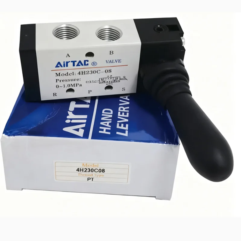 AirTac 4H Series 4H210-08 4H310-10  (5 port 2, 5 port 3)   Manual valve  Hand Pull Valve Control Directional Valve