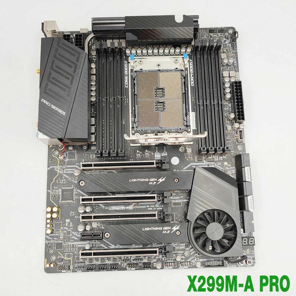 TRX40 PRO WIFI For Msi Socket sTRX4 DDR4 256GB PCI-E4.0 M.2*2 USB3.2 ATX Desktop Motherboard