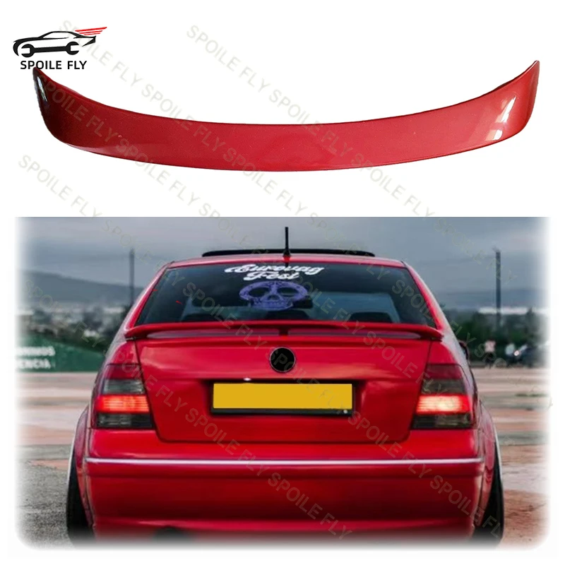 2001 To 2005 High Quality ABS For Volkswagen Bora 1J & Jetta MK4 GLI Style Car Rear Wing With LED Light Spoiler Glossy Black