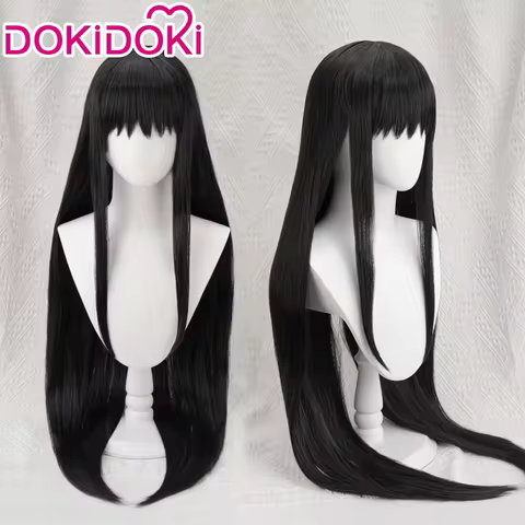 Akemi Homuraa Wig Anime Cosplay Women 100cm Black Long Hair