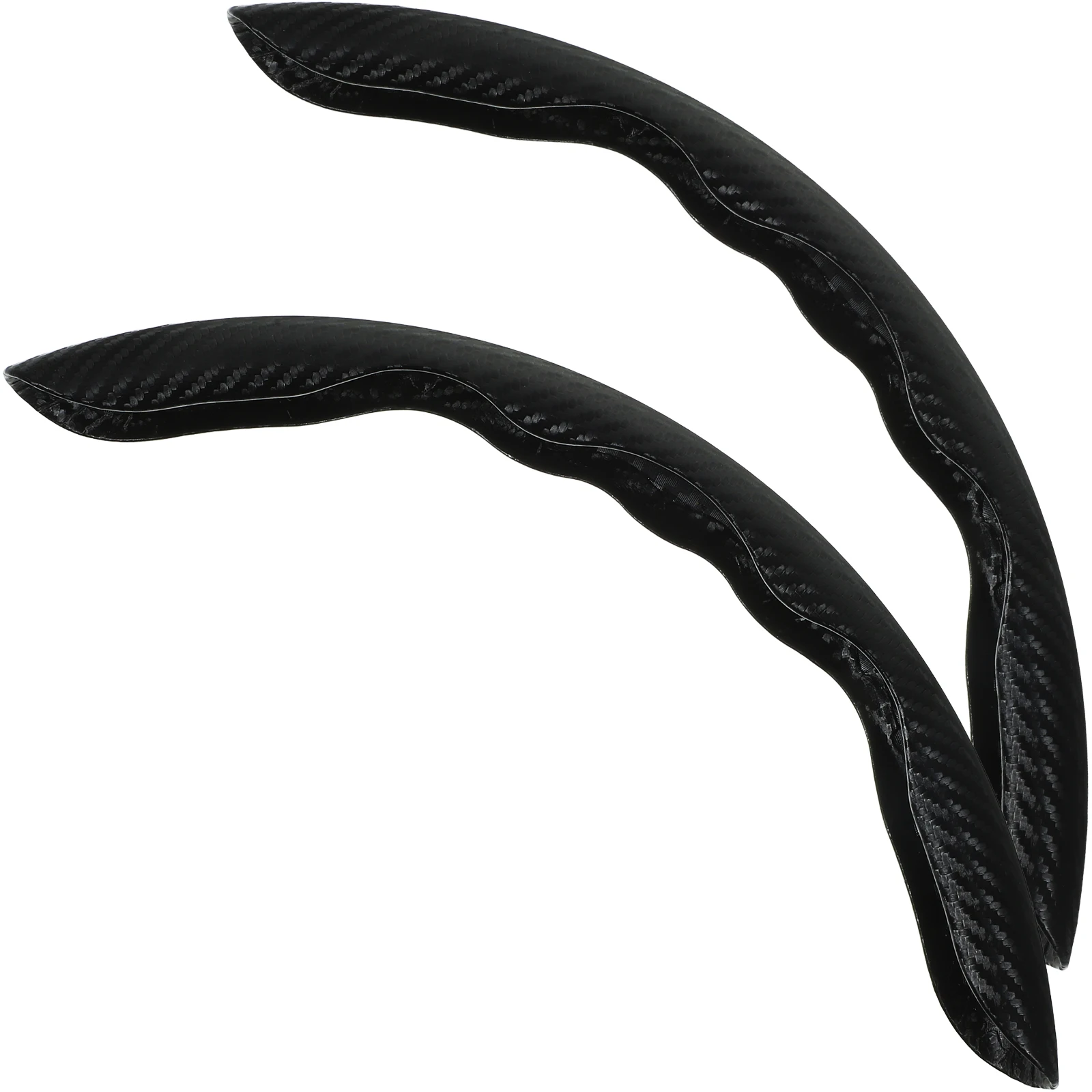 

1 Pair Universal Car Steering Wheel Cover Non-Slip Durable Protector Sleeve Decor Sweat Absorbing Grip Enhancer Steering Wheel