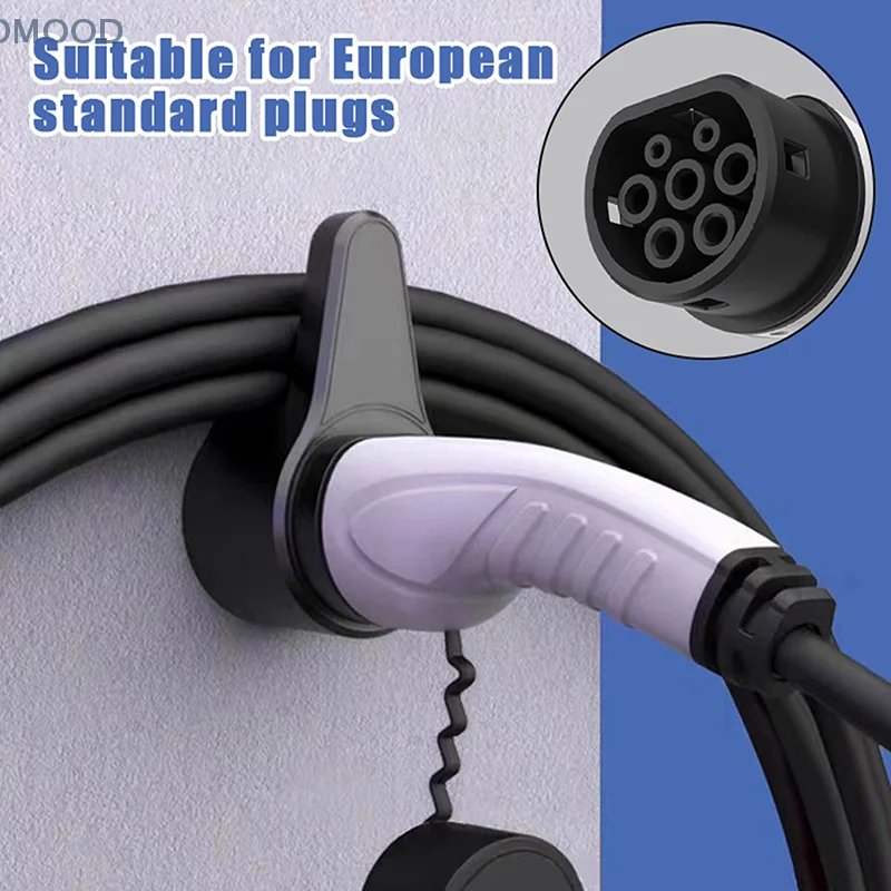 Supporto per spina per caricabatterie EV Type2 Type1 fondina GBT spina di ricarica per auto per veicoli elettrici supporto per caricabatterie EV