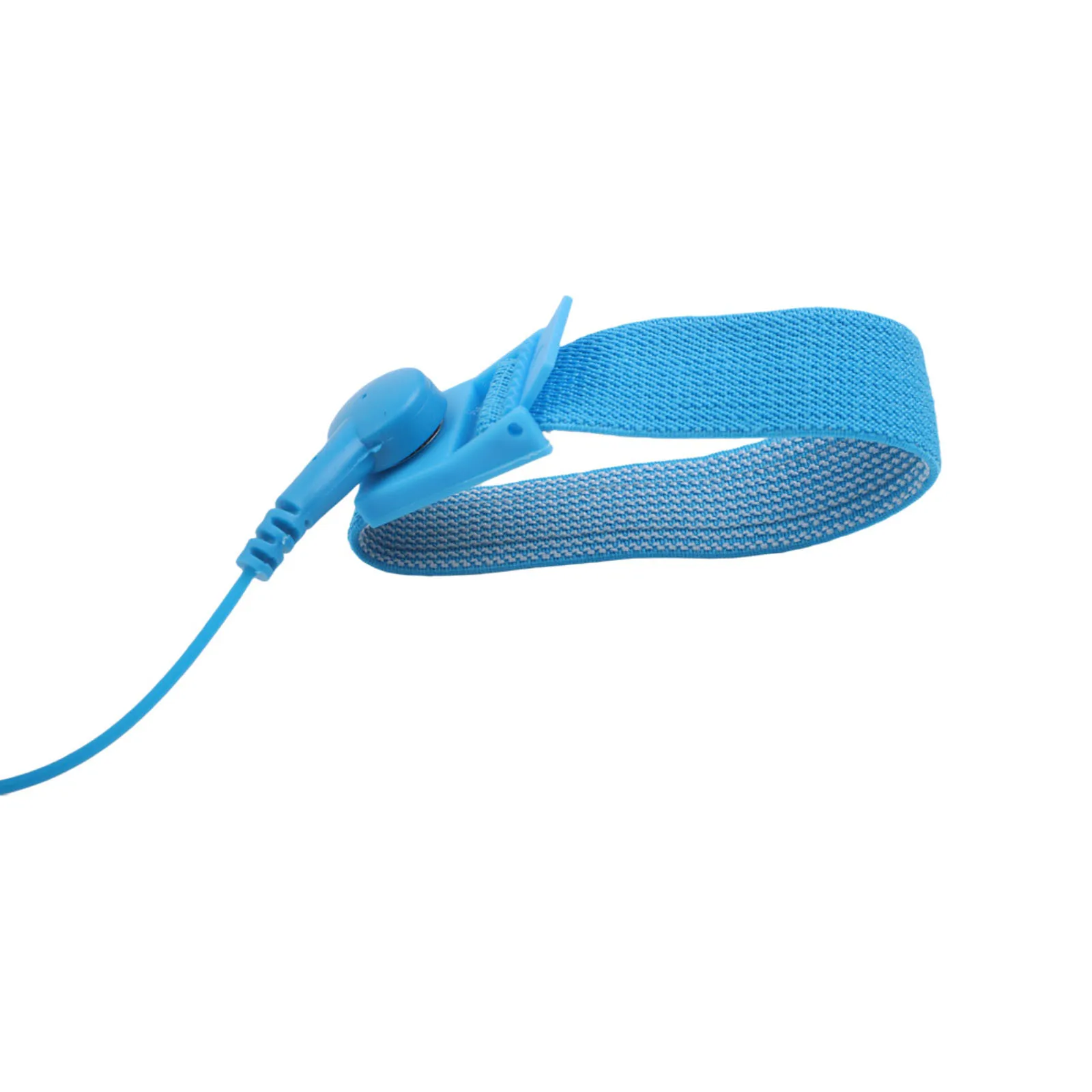 for esd Protective Wristband with 0.1 Ohm Resistance and 2.0 m Coiled Grounding Wire for Use in Assembly Lines and Rework