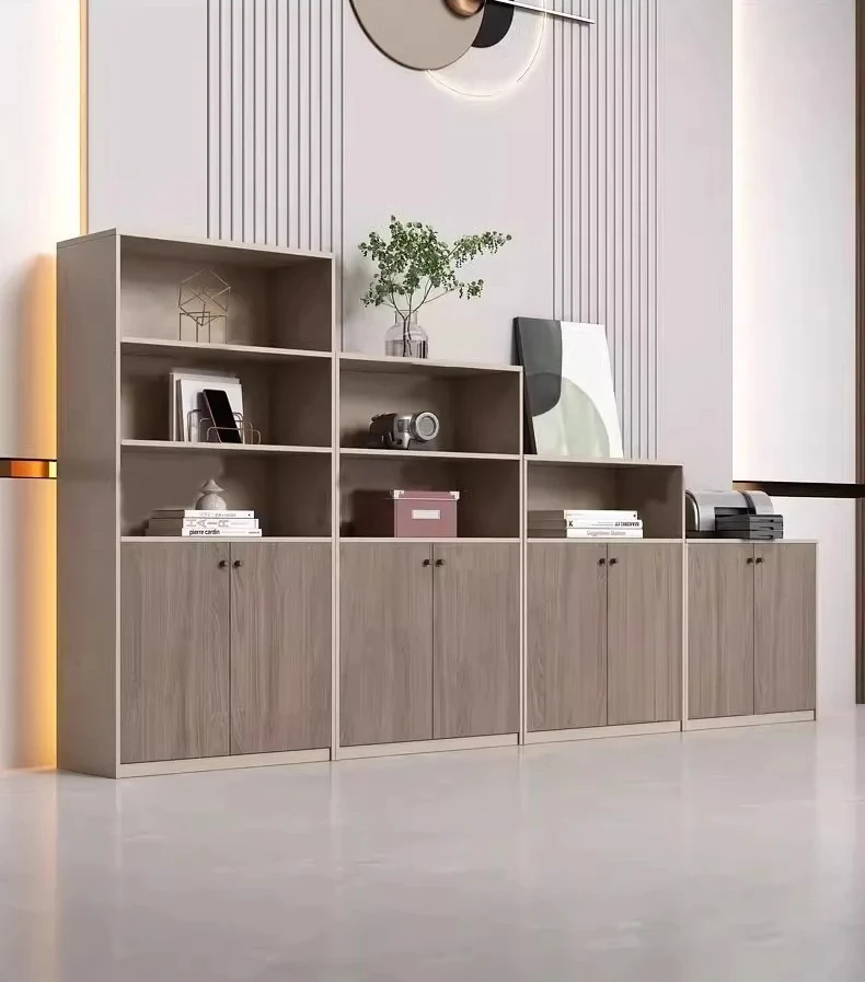 

Simple Modern Office File Cabinet Wooden Storage Data File Cabinet with Lock