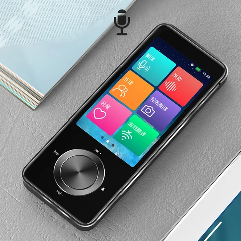 Mais novo tradutor de voz instantâneo m9 tradutor de idiomas portátil em tempo real tradutor inteligente suporta 12 idiomas offline