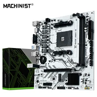 MACHINIST B450 AM4 Motherboard – Dual-Channel DDR4, NVMe M.2, for AMD Ryzen 5500 / 5600 / 5600G