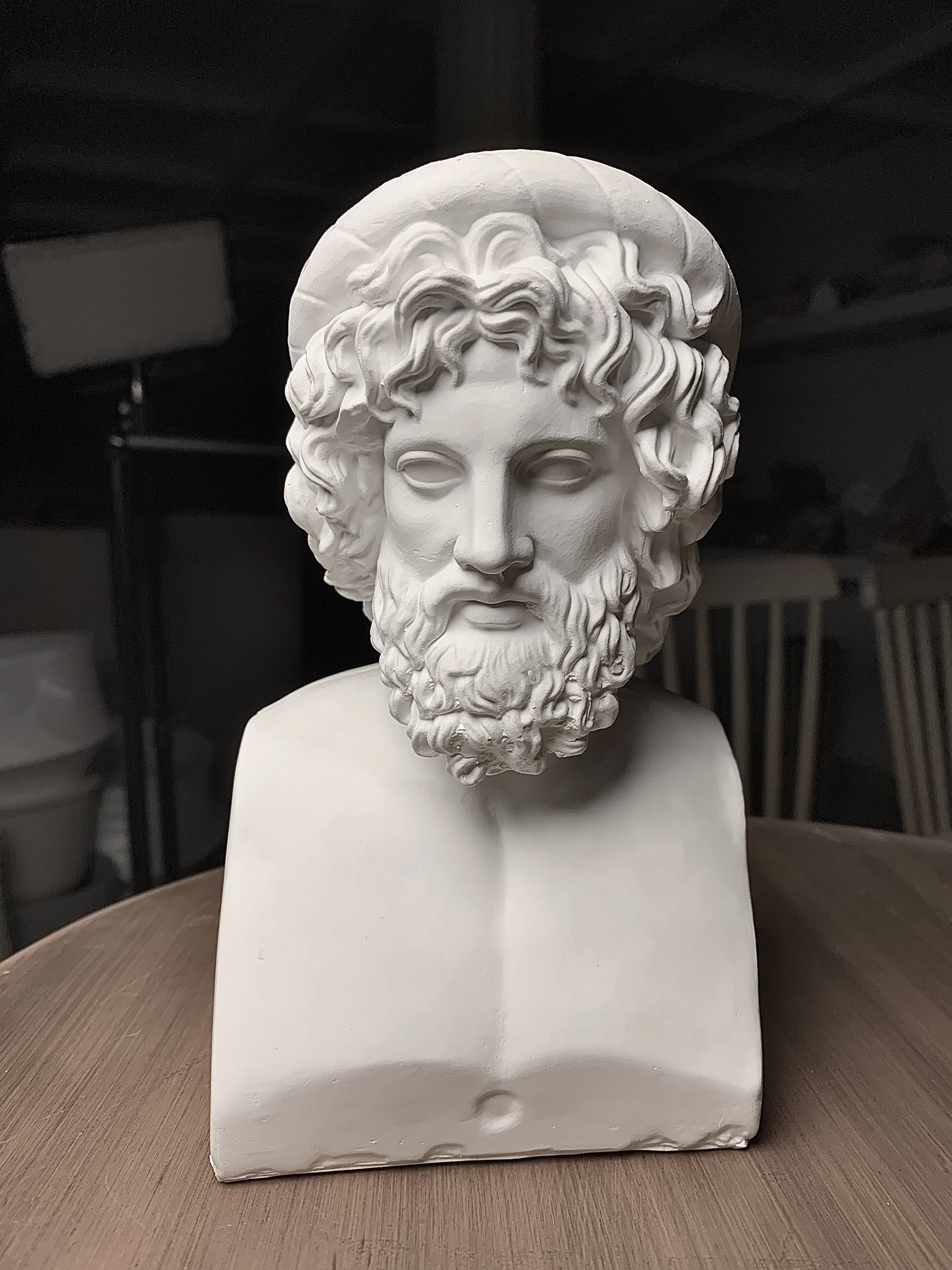 Home Decoration Sculpture, Greek Mythology Sculpture, Replica of Asclepius, Office Decoration, nordic style sculpture