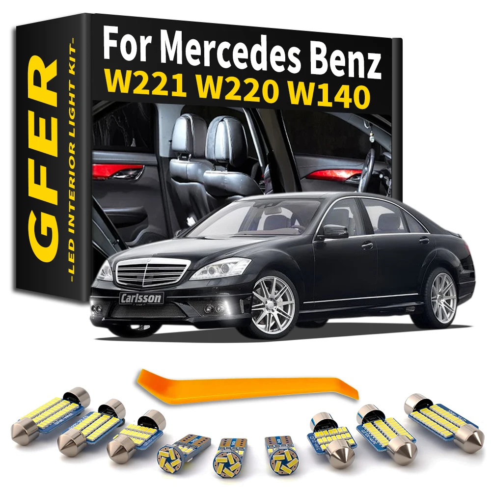 LED Interior Light Kit For Mercedes Benz W220 W221 W140 S Class S280 S300 S320 S350 S420 S450 S500 S550 S600 S55 S63 S65 Canbus