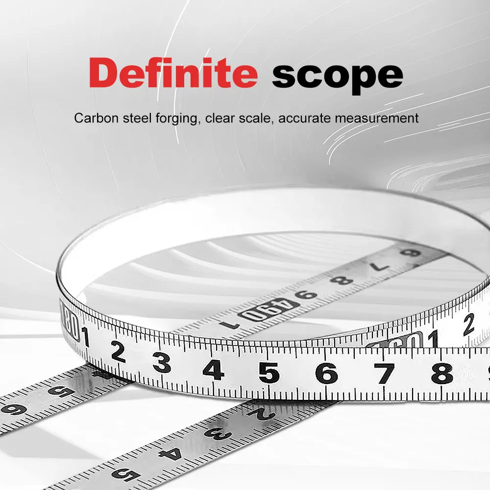 Self-Adhesive Measuring Tape Stainless Steel Workbench Ruler Adhesive Backed Tape Measure Metric Scale Rust-Proof Durable Ruler