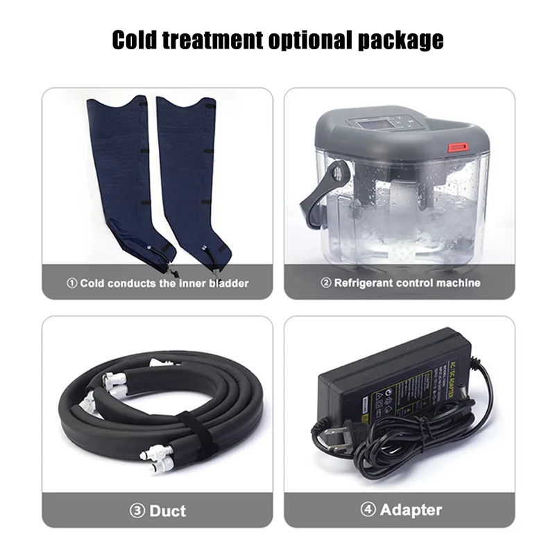Cold compress machine Cold therapy machine Air wave Air pressure Ice water circulation Ice compress cold therapy system Leg