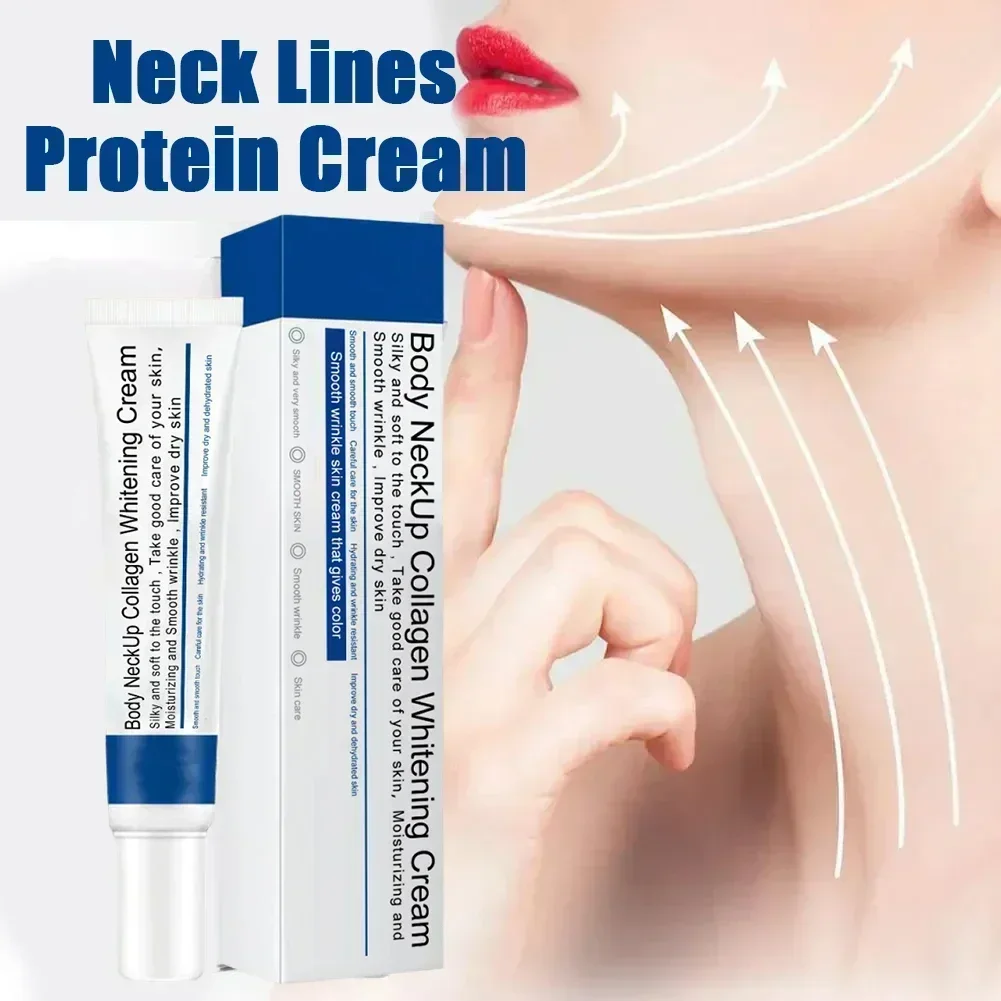 

Neck Lines Protein Cream Moisturis Nourish Lift Eliminate Double Chin Eliminate Tightening Fine Lines Anti-aging Rejuvenation