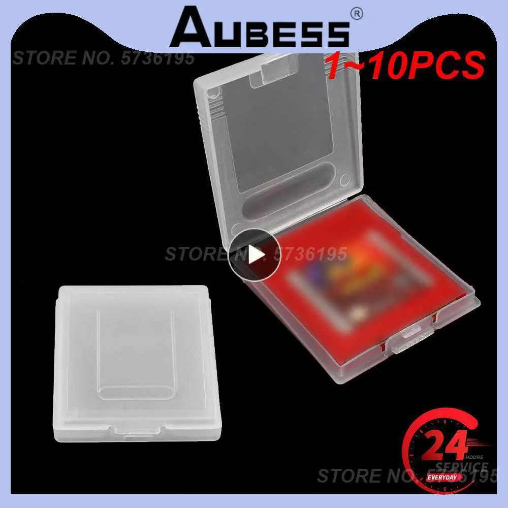 1~10PCS Can Do Game Card Display Box Game Protection Box Transparent Color Pocket Cassette Transparent Vision