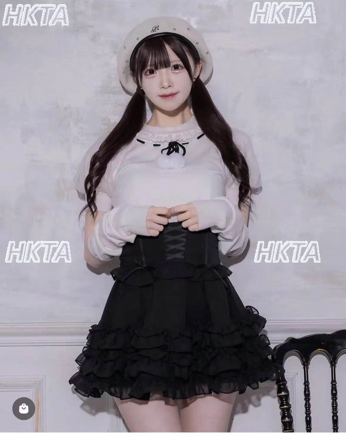 

Japanese Mines Straps Waist Puffy Frilly Pink Short Skirt Women Kawaii Versatile Summer New Thin A Line Lolita Mini Skirts Girl