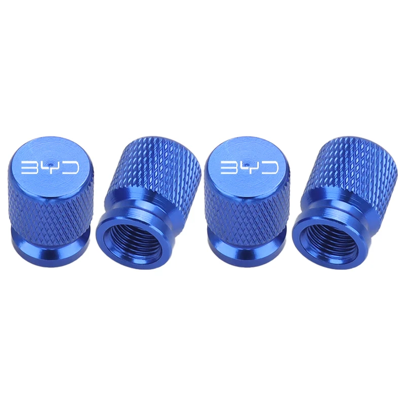 4 Stücke Auto Rad Reifen Ventilkappen Reifen Vorbau Abdeckung Airdust Wasserdicht für BYD Shark 6 Qin Plusdmi Atto 3 Han EV Dolphin Yuan Plus