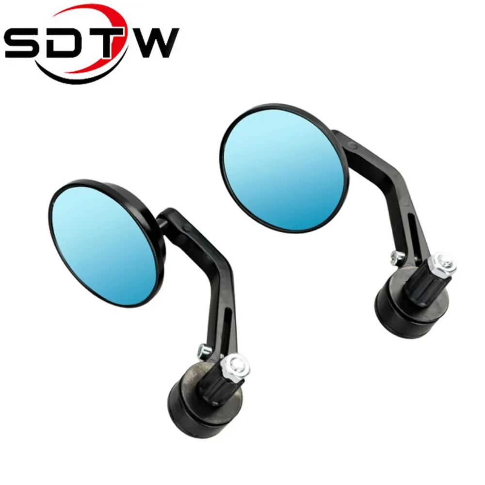 

Motorbike Aaccessories 7/8" Round Bar End Rear Mirrors For Cafe Racer Moto Side View Mirrors Motorbike Scooters Rearview Mirror