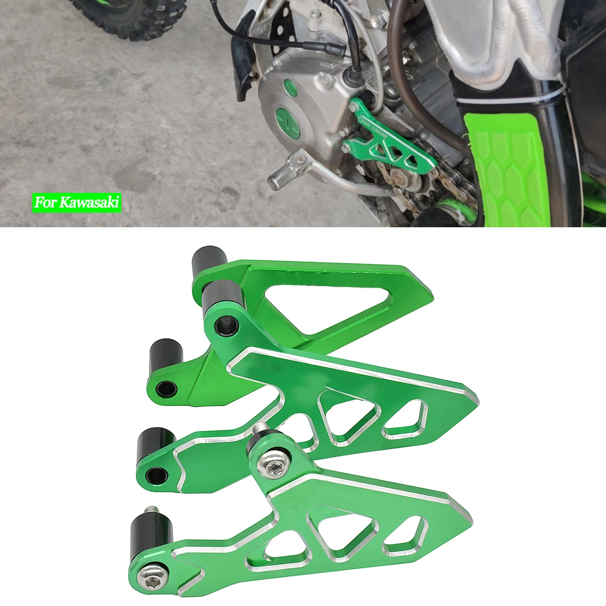 

CNC Front Sprocket Cover Chain Protector Guard For Kawasaki KX250F KX450F KX 125 250 250F 450F KLX250 D-TRACKER KX125 KX250 RMZ