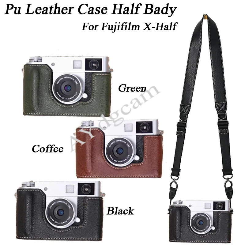 capa-de-couro-pu-para-camera-metade-do-corpo-para-fujifilm-x-half-x-half