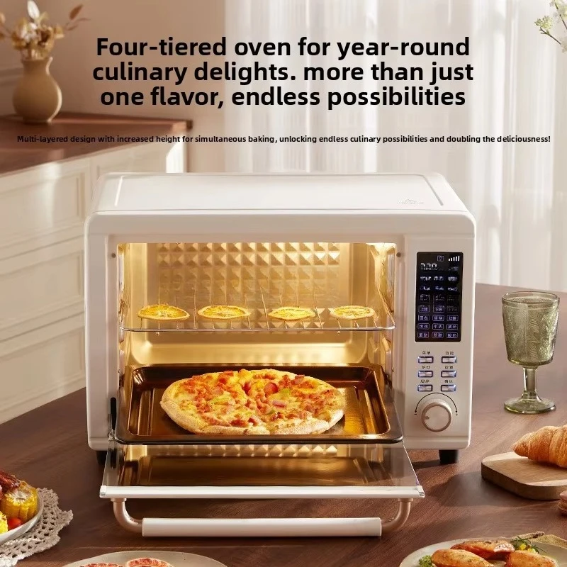 x1 Home electric oven, 2-in-1 multifunctional baking special, smart 40l large capacity