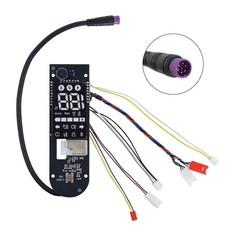 ABKV-36V E-Scooter Dashboard For Xiaomi 5 Plus Electric Scooter Display Panel Meter Dash Board Circuit Board With Turn Signal