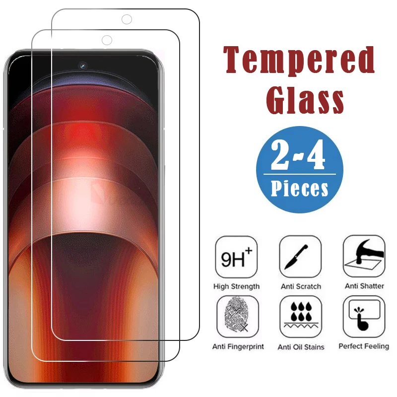 2/3/4 Piece HD Tempered Glass for Vivo iQOO Neo 10 9 8 7 9S Pro Plus Protective Film for Vivo iQOO 13 12 11 11s Screen Protector