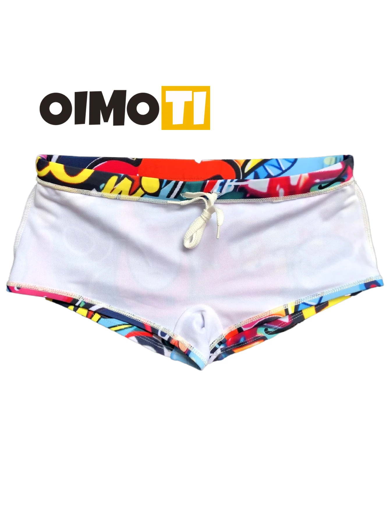 Competitive boxer briefs hot spring swimming pool beach swimming trunks high elastic swimming trunks cartoon swimming trunks