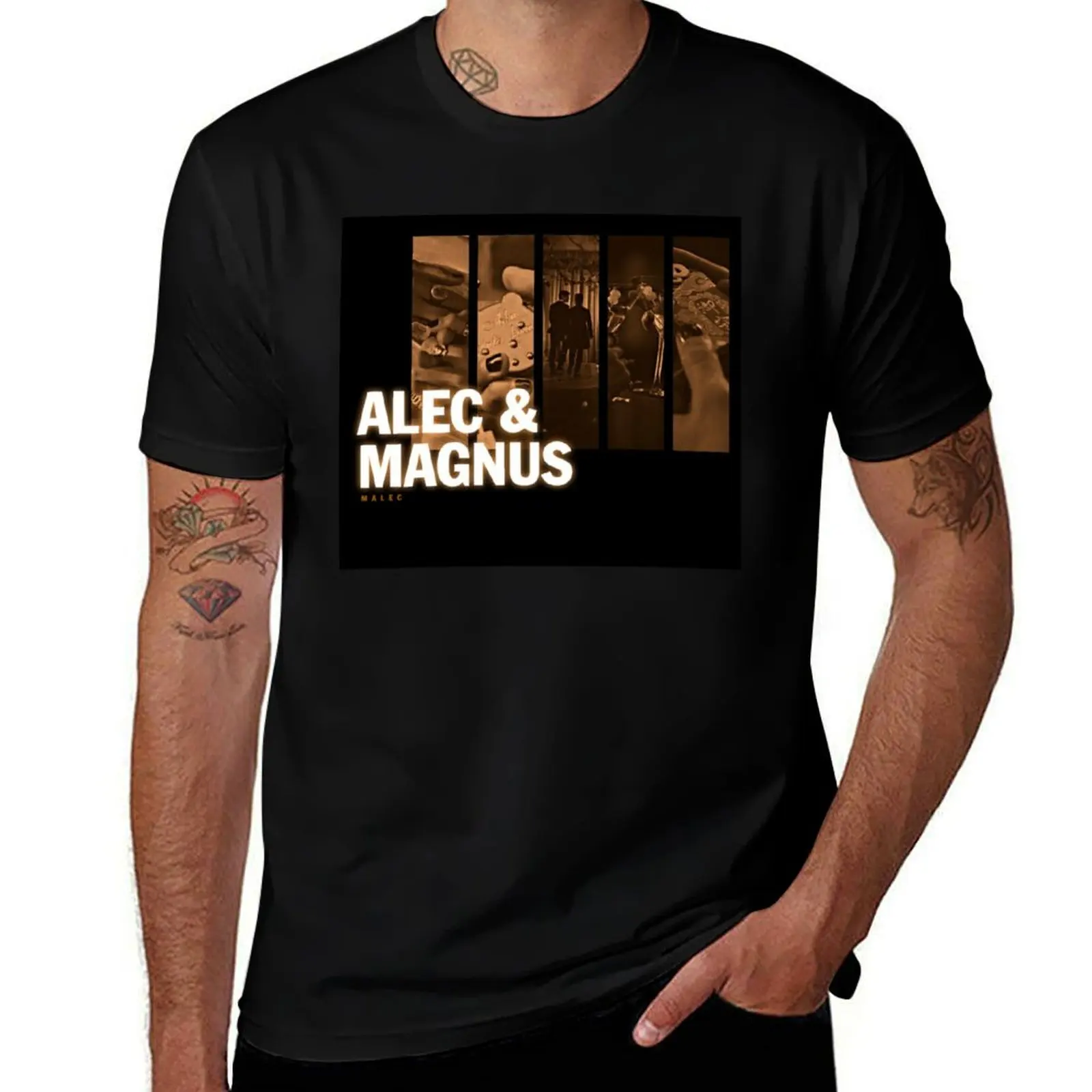 

Magnus x Alec T-Shirt t shirts for man graphic tees cotton t shirts man 100% T-Shirt