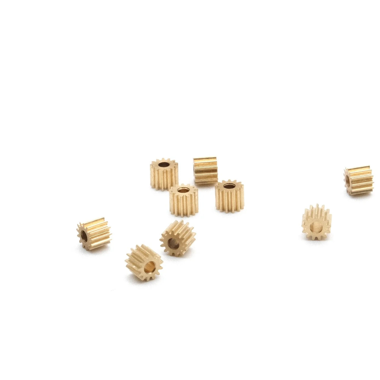 Precision Mechanical Gear 0.25M 9/10/11/12/13/14/15/16/17/18/19/20 Teeth 1/1.5/2/3mm Mini Copper DIY Model Gear