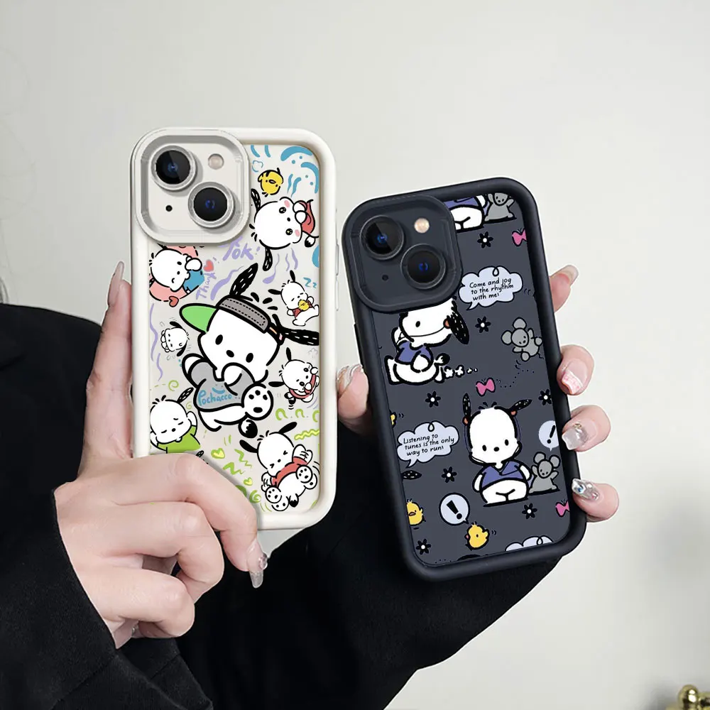 Pochacco Cute Dog Anime Phone Case For Infinix Note Hot 40 30 Pro Vip 40I 30I 12G96 20 10 Play Tecno Camon Spark 10 20 Pro Cover