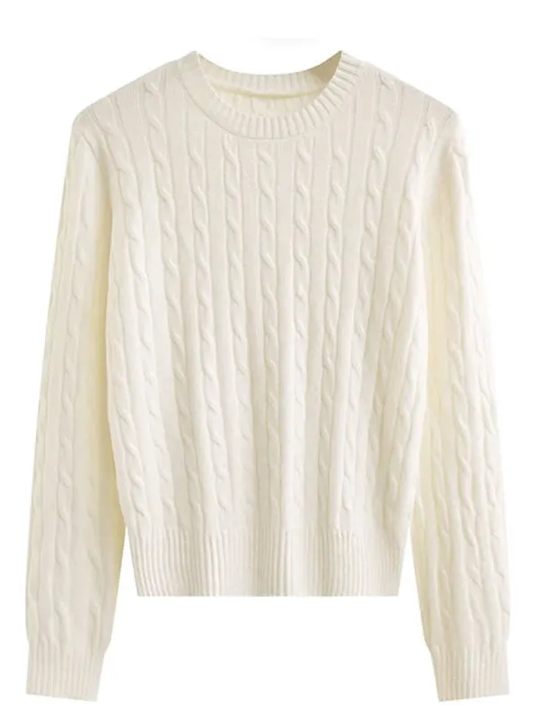 Ele Long Sve Knitted Sweater Women's round Ne Base irt Commute Sle Soft Fabric Warmth Young Fem Faion