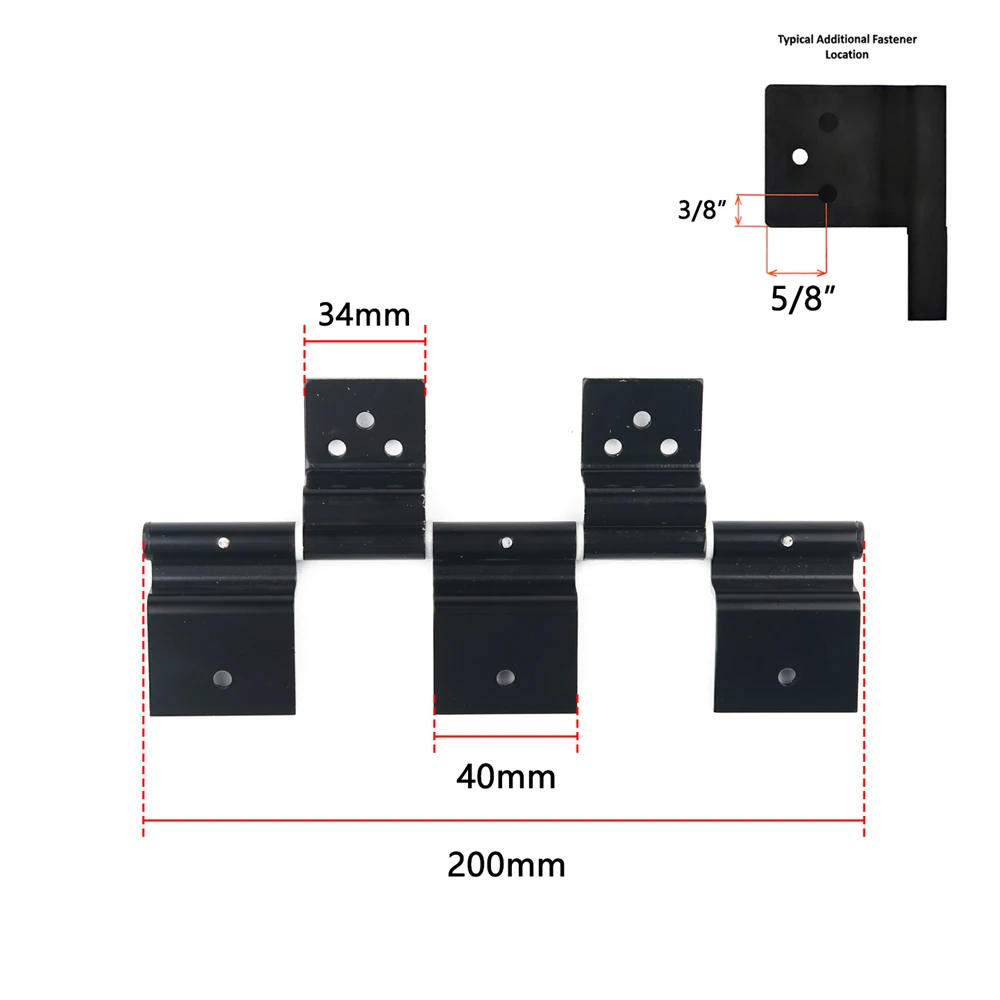 

2Pcs RV Door Friction Hinge Replacement Components Durable Entry Door Hinge Kit For 5th Wheel Travel Trailer Motorhome