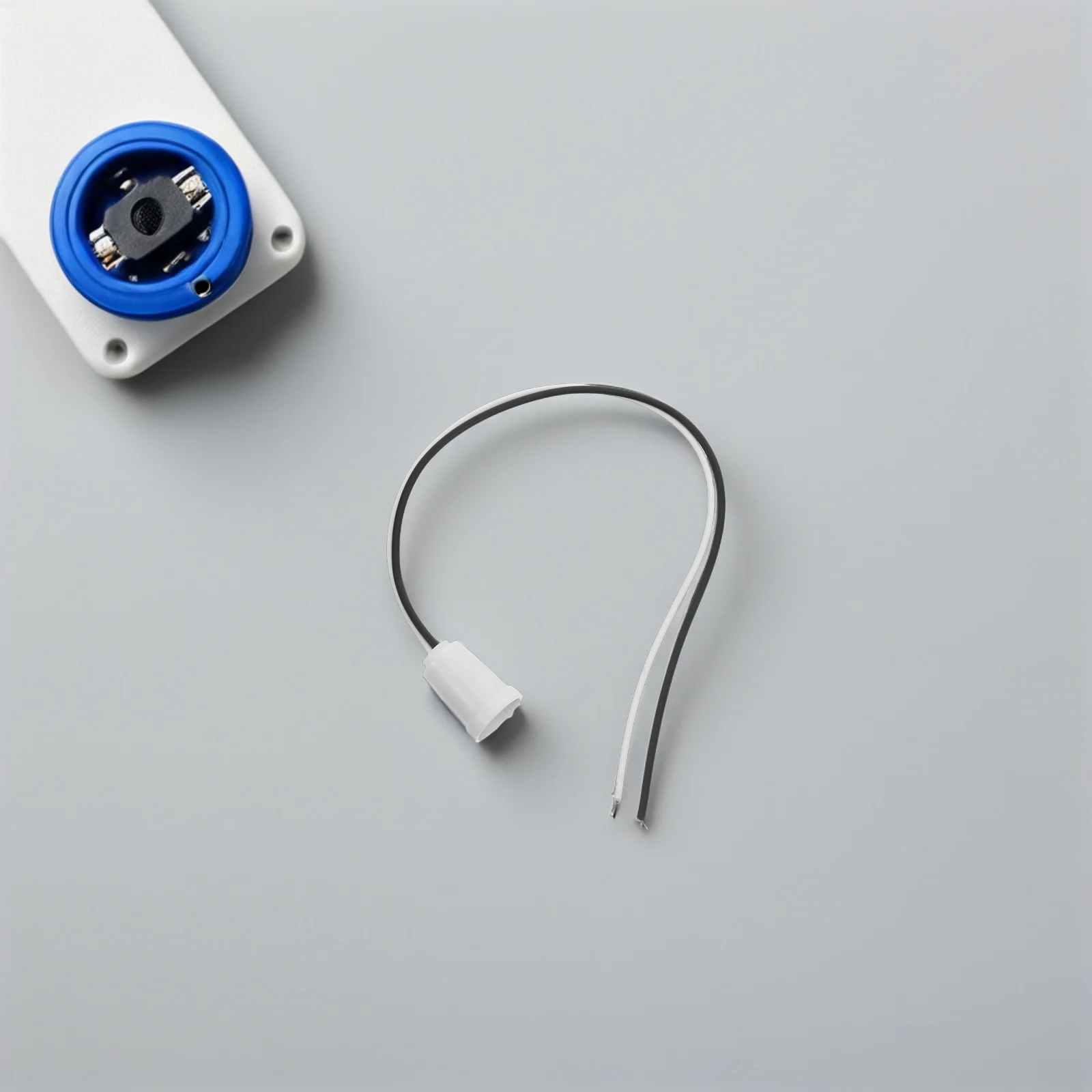 

5pcs E12 Screw Light With Cord White Lamp Holder Base For Pendant Diy Lighting Universal Bulb Socket Fixture - Wired Socket