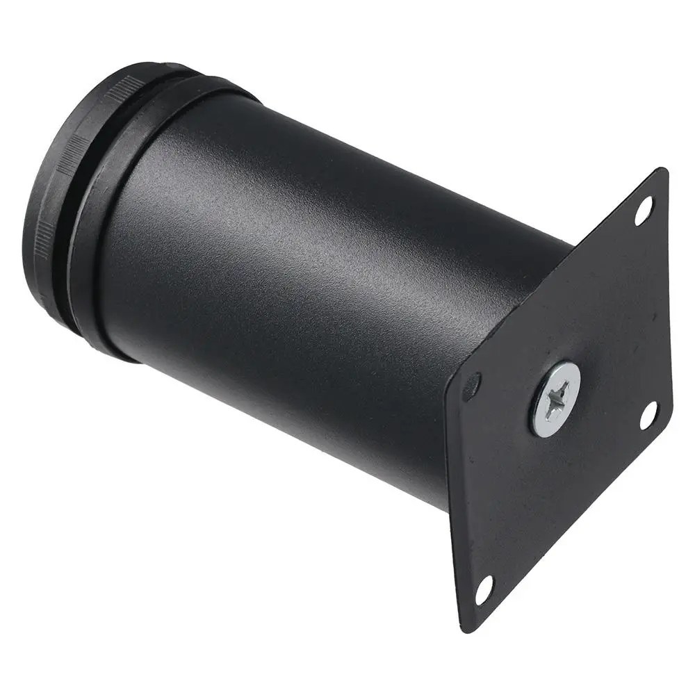 أجهزة أثاث عالية الجودة مقاس 4 بوصة أرجل قطع الأثاث من الفولاذ المقاوم للصدأ وأرجل خزانة معدنية سوداء وأرجل بديلة للأثاث