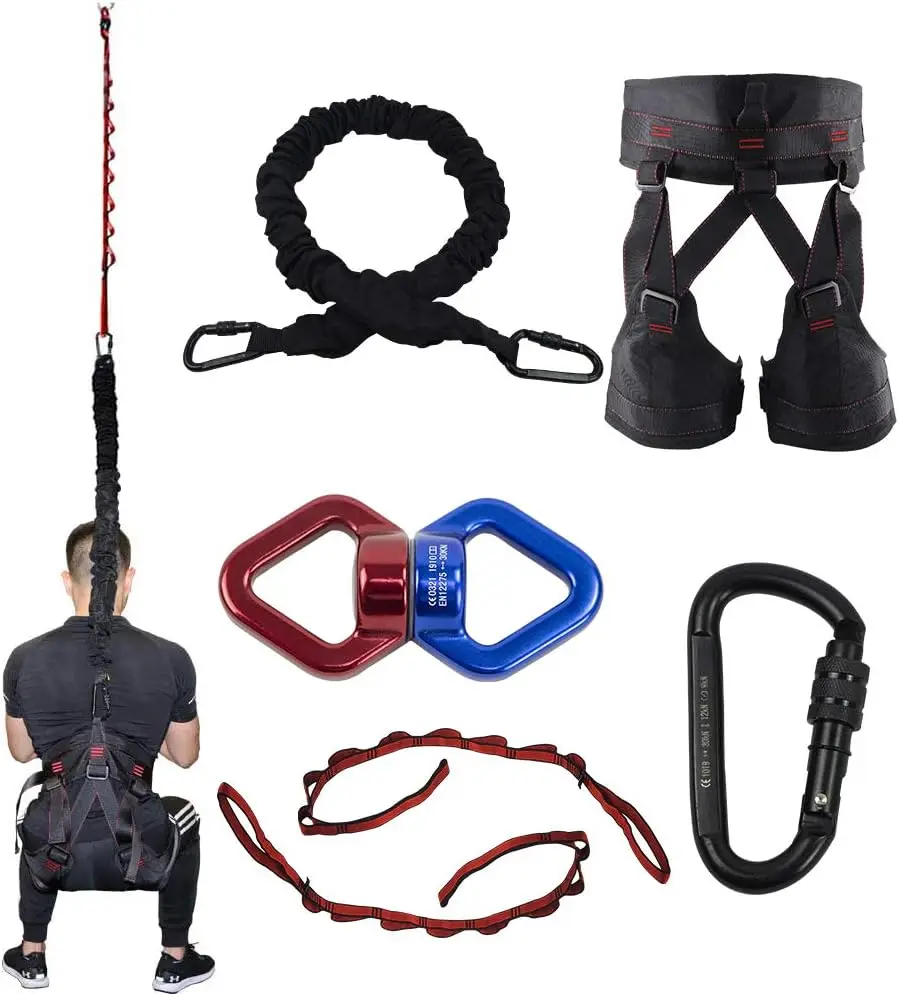 Pro Yoga Resistance Band for Home Gym, Bungee Cord Material, No Color Specified, 4 Weight Classes for Pilates & Agility Training