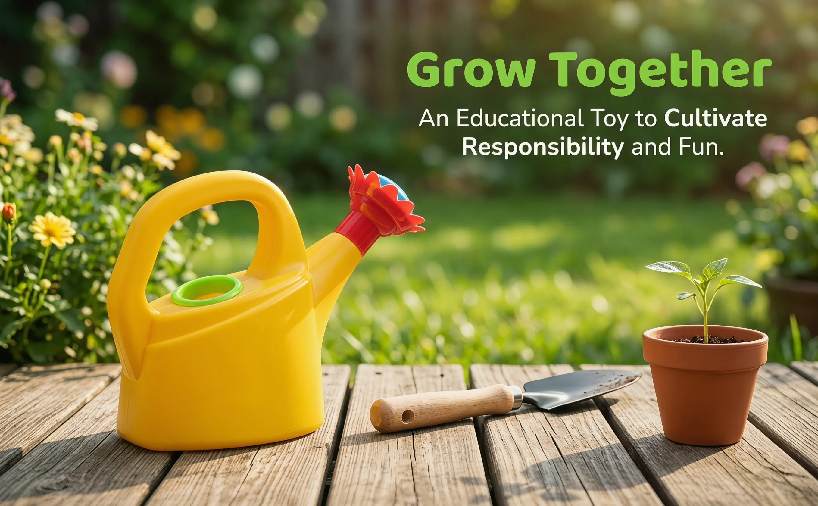 2Pcs Vibrant Plastic Watering Cans for Small Size Easy Grip Large Opening for Plant Watering Bath Play Educational Activity