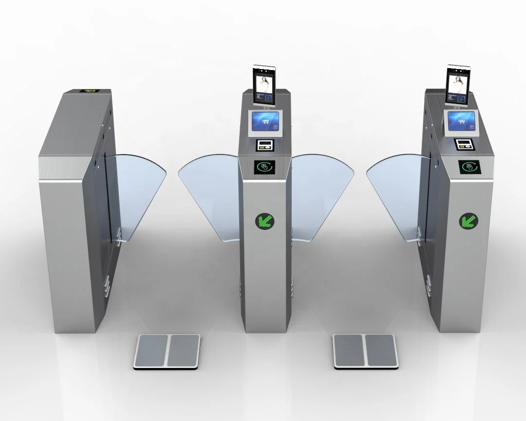 

Factory ESD Anti-static Grounding Equipment Software Management Flap Turnstile Entrance Security Gate