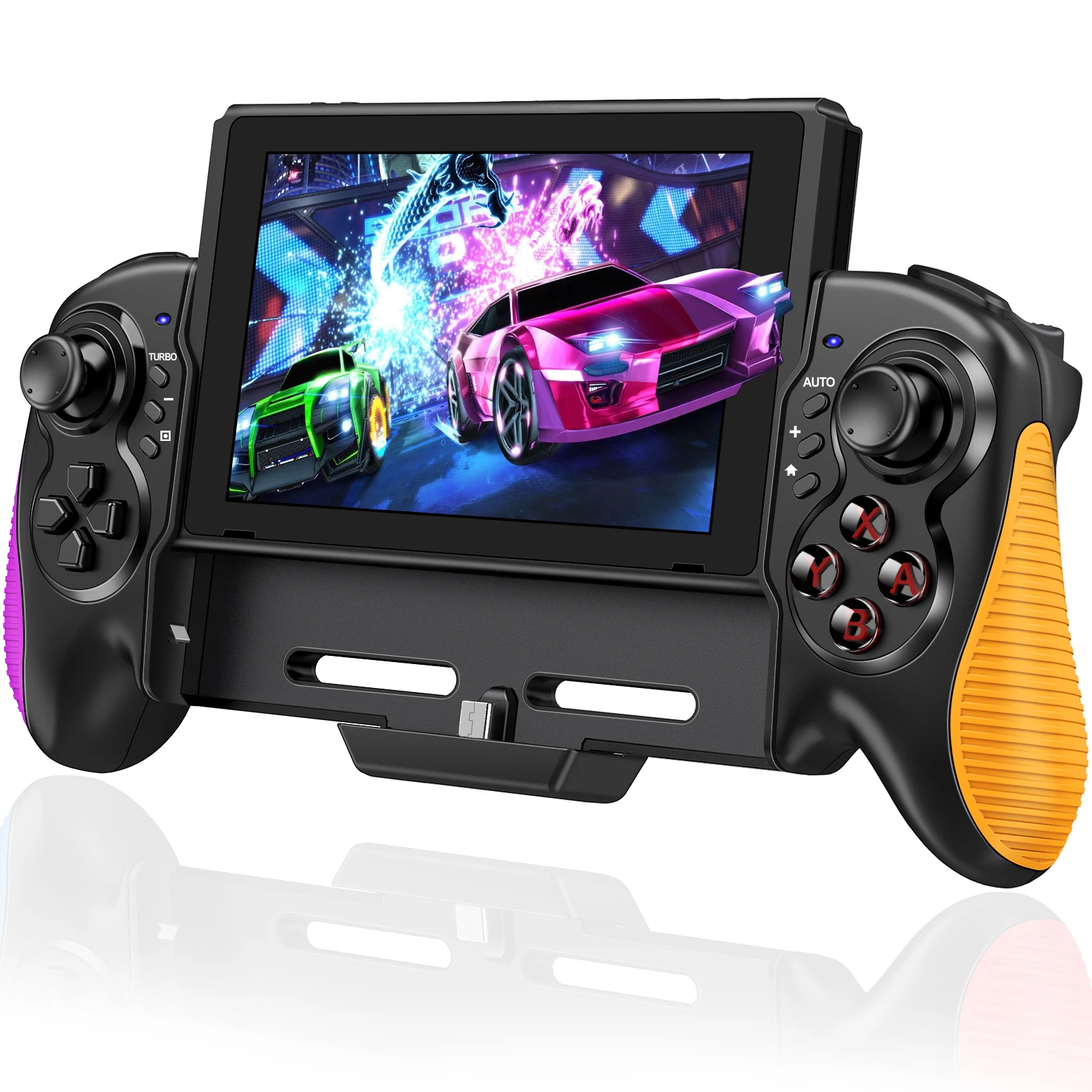 BEBONCOOL Handheld Controller For Nintendo Switch OLED Console with Turbo Function Pro Gamepad For Switch Game Accessories