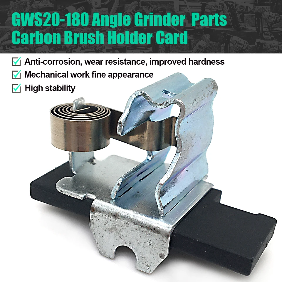 

1Pc Replace Carbon Brush Holder For Bosch GWS20-180 22-230 GCO TCO2000 Angle Grinder Polishing Cutting Machine Accessories