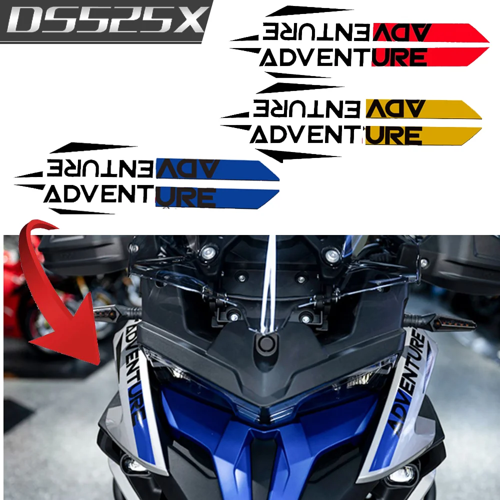 For Voge DS525X Stickers Motorcycle Accesories Adventure Protector Head Front Lip Decal Valico 525DSX DSX DS 525 DS525 525X 2024