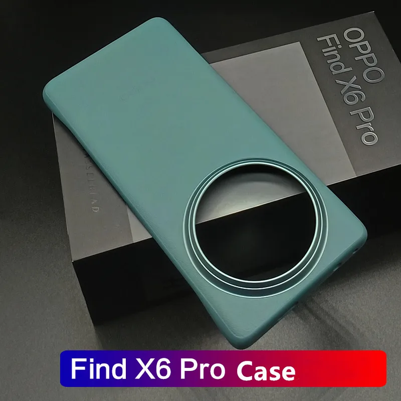 Original Case For OPPO Find X6 Pro Case Ultra Thin Leather PC Protective Cover Cool Luxury Slim Phone Case