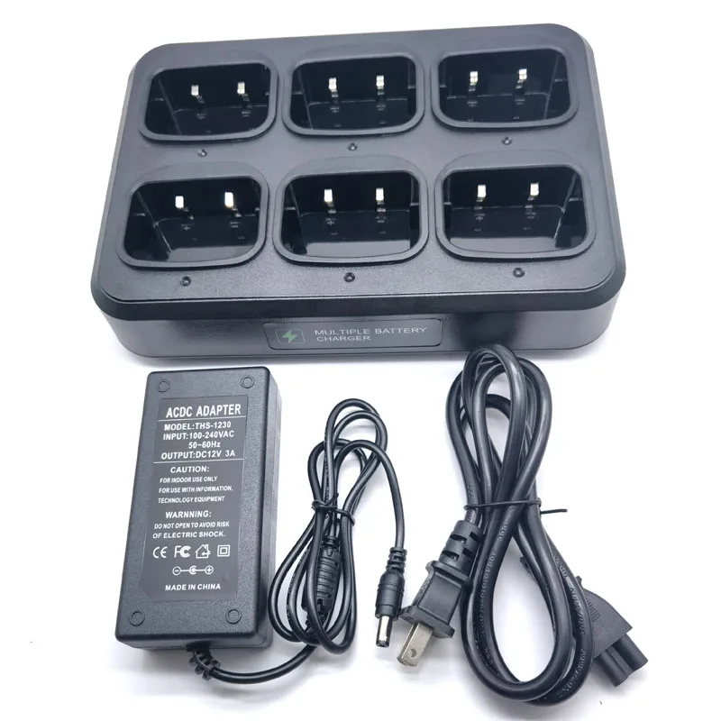 BaoFeng Walkie Talkie 6-полосное быстрое зарядное устройство для BF9700 UV-9R Plus A58 R760 UV-XR UV9R GT-3WP UV-5S GT3WP RT6 Радио