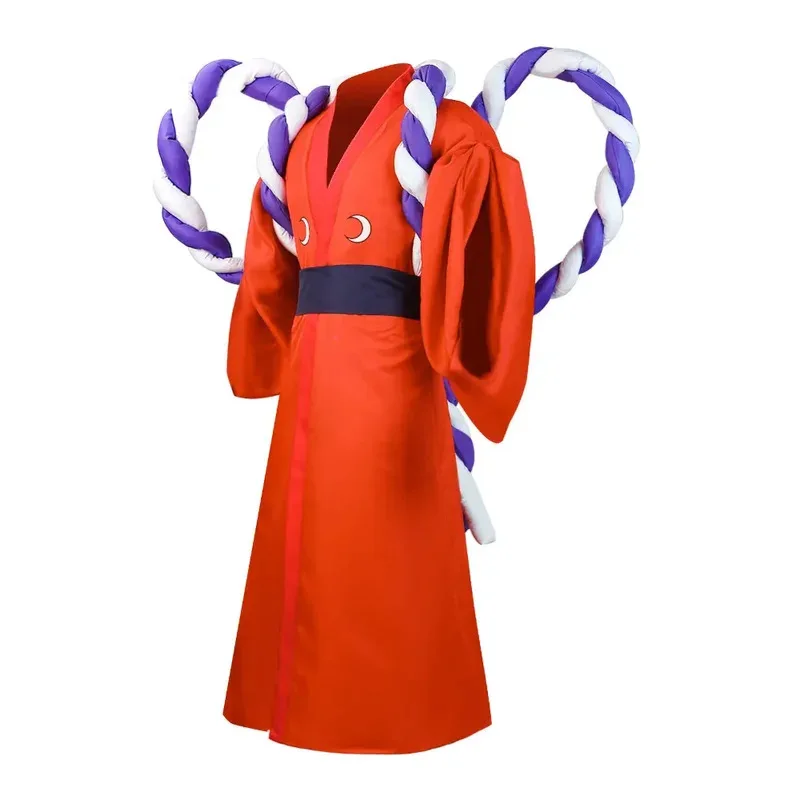 

2025 ❤ New Anime Kozuki Oden Cosplay Costume Japanese Kimono Uniform Full Set Wano Country Warrior Role Play Halloween Car★★